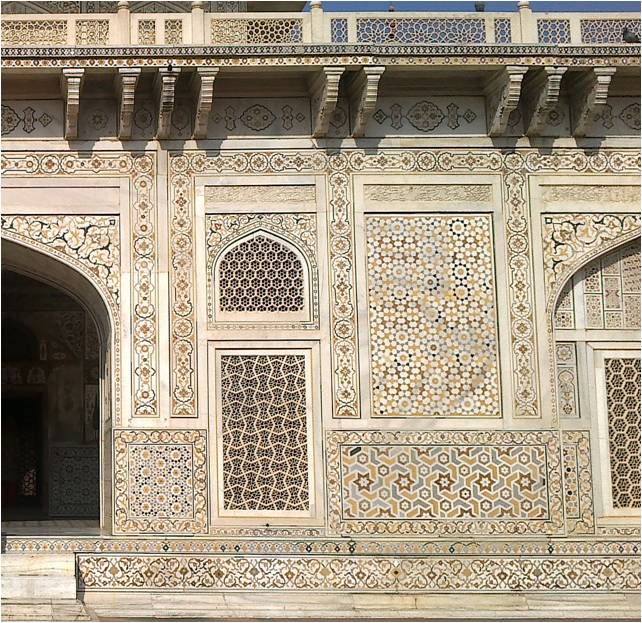 wall design at Itmadud daulah