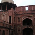Entrance to the jharoka from inside the&nbsp;fort