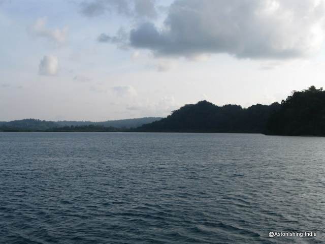 Approaching the island