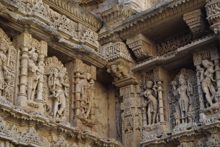 Sculptures at one corner of vav