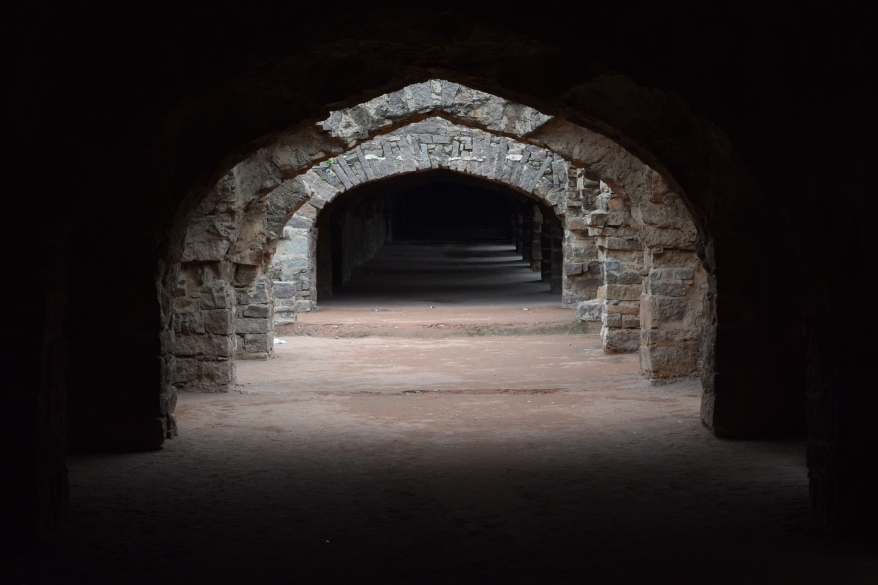 Arched passages for soldiers