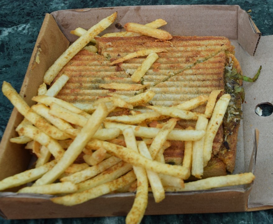 Grilled veggie sandwich