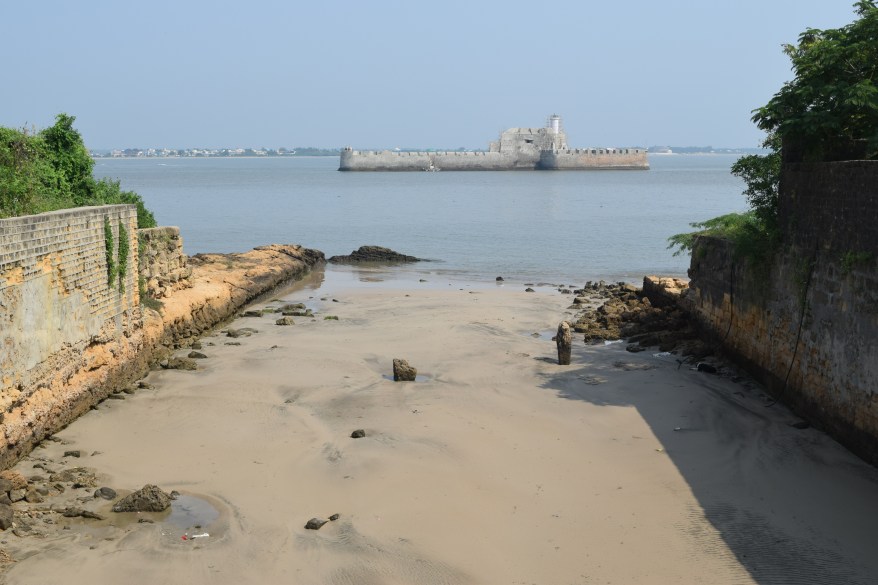 Panikotha or Fortim-do-Mar from the moat side of the fort