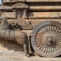Wheels and horse of chariot like&nbsp;mandapam