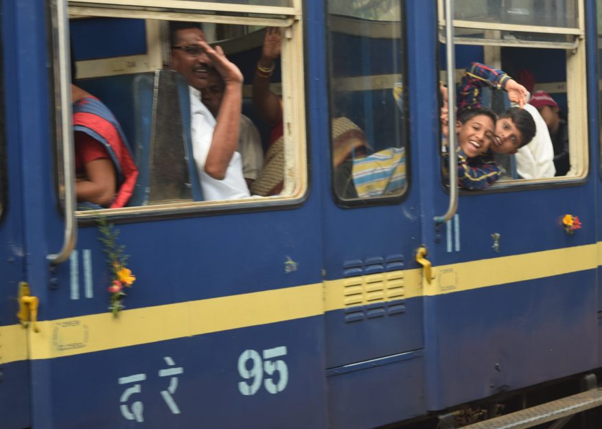 Kids waved back at me as I clicked on