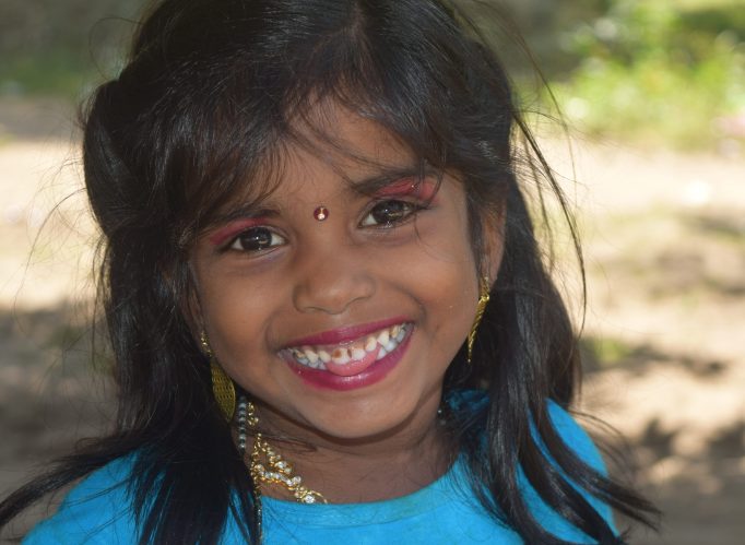 Unfiltered innocent smile