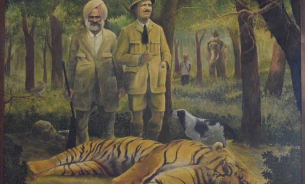 Jim Corbett with his hunt