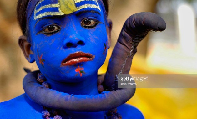 Behrupiya (lord Shiva), Chitrakoot ghats, Uttar Pradesh, India. (Photo by: IndiaPictures/UIG via Getty Images)