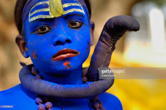 Behrupiya (lord Shiva), Chitrakoot ghats, Uttar Pradesh, India. (Photo by: IndiaPictures/UIG via Getty Images)