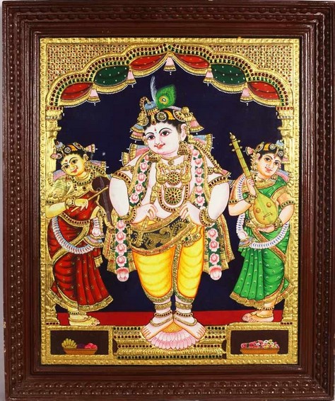 Tanjore painting (source Poompuhar)
