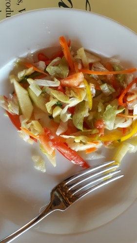 Honey lemon drizzle salad