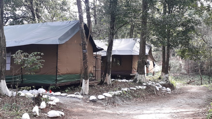 Tented accomodation at Abor Country River camp