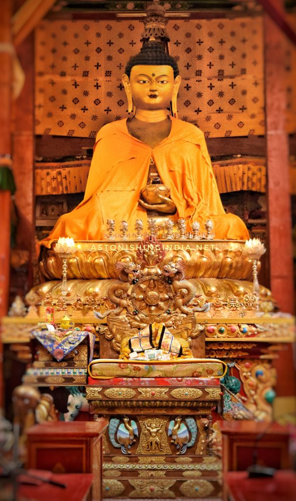Copper buddha