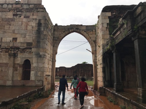 entrance gate at Champaner