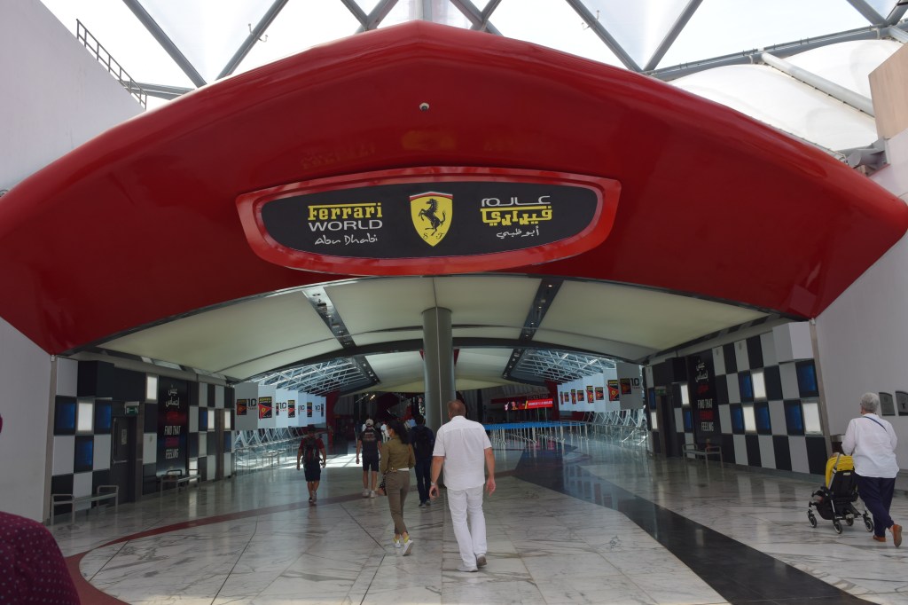 Ferrari world entrance