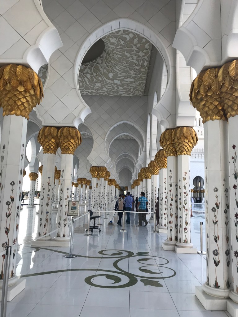 Columns at the mosque